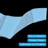 PATIKIL Silicone Swimming Gloves, 3 Pair Webbed Swim Gloves Finger Frog Type Water Resistance Gear Paddle Fins for Aquatic Training, Blue, M view 4
