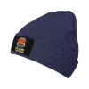 I Hate Pulling Out Funny Camper RV Camping Trailer Beanie Hat Women Skull Cap Men Slouchy Knit Hat Navy Blue view 2