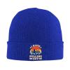I Hate Pulling Out Funny Camper RV Camping Trailer Beanie Hat Women Warm Hats Men Knit Hat Slouchy Skull Cap Blue view 1