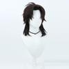 TTYAO REII Kotomine Kirei Wig 16Inch Black Short Straight Wig with Bangs Game Cosplay Synthetic Fiber Wig for Role Play view 4