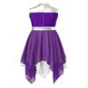 ACSUSS Kids Girls Liturgical Praise Dance Dress Sleeveless Worship Celebration Church Robe Lyrical Dancewear Purple 8 Years view 2