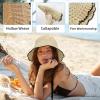 Feelorna Women's Bucket Hat, Foldable Packable Straw Hat Fashion Sun Hat Summer Beach Hat (US, Alpha, One Size, Beige) view 3