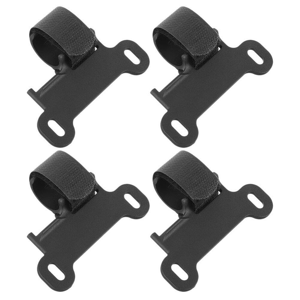 INOOMP 4pcs Bike Pump Holder Inflator Holder for Easy Installation Secure Design Prevents Sliding Scratching Lightweight Sturdy Compatible