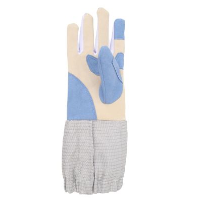 Padded Fencing Glove Anti Slip Design, Material for Sabre Swordsmanship,Comfortable Fit, Reduce Injury Risks (L)