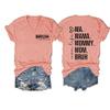 Bruh Formerly Known As Mom Tank Mama Mommy Mom Bruh Sweatshirt Mother's Day Shirt V Neck Tee Shirts Women Short Sleeve Loose V-Neck Tshirt view 1