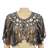 1920s Women's Shawl Wrap Lace Blouse Sequin Beaded Shawl Wedding Party Bridal Coverup Evening Cape Shawl view 2