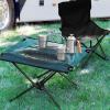 Msyxl Shark with Opened Mouth Portable Folding Camping Table, Compact Lightweight Beach Table with Carrying Bag for Outdoor Picnics, BBQs, Camp view 2