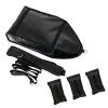 Yabcany Weight Sled Trainer, Adjustable Sandbag Sled Trainer Resistance Sled Trainer,Adjustable Waist Belt with 3 Weight Sandbags, for Sprinter Speed Training Indoor,Black.