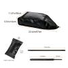 Yabcany Weight Sled Trainer, Adjustable Sandbag Sled Trainer Resistance Sled Trainer,Adjustable Waist Belt with 3 Weight Sandbags, for Sprinter Speed Training Indoor,Black. view 2