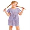 Haloumoning Girls Crochet Swim Beach Cover Up Short Sleeve Swimsuits Long Beach Dress 5-14 Years view 3