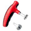 Petersty 1PCS Golf Spike Wrench Removal Tool Shoe Cleat Wrench Kit, Replacement Screw Install Aid Golf Accessories, Red view 1