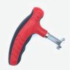 Petersty 1PCS Golf Spike Wrench Removal Tool Shoe Cleat Wrench Kit, Replacement Screw Install Aid Golf Accessories, Red view 2
