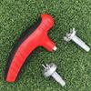 Petersty 1PCS Golf Spike Wrench Removal Tool Shoe Cleat Wrench Kit, Replacement Screw Install Aid Golf Accessories, Red view 3
