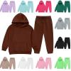 ACEFAST INC Girls Boys Tracksuit Pullover Hoodie Jogging Pants Set 2 Pieces Sweatsuit for Kids Fashion Sweatshirt Set view 3