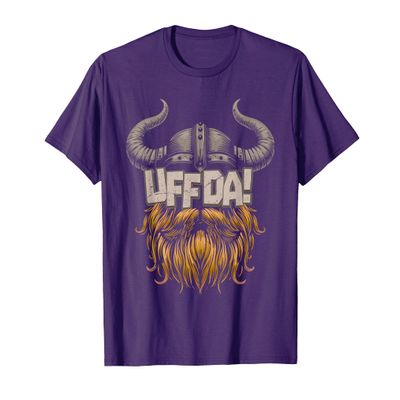 Norwegian Quote: UFF DA - Scandinavian Viking T-Shirt