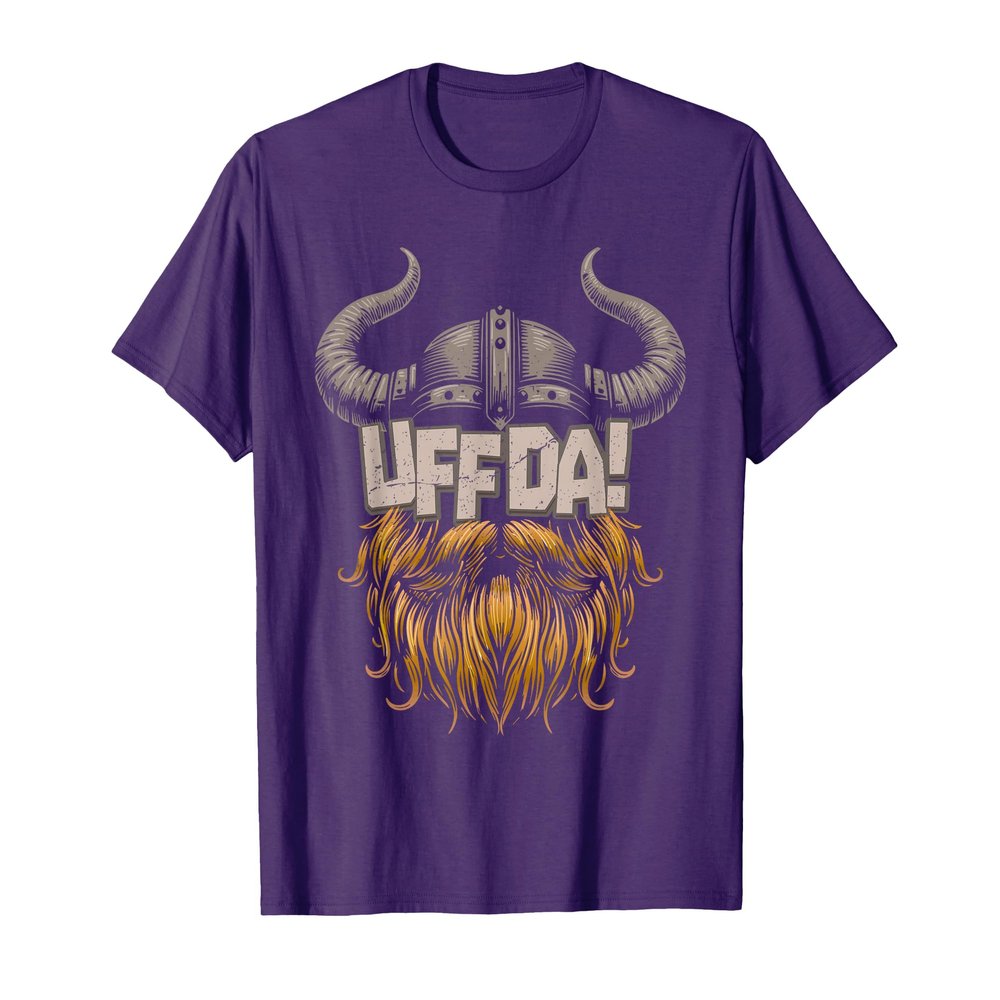 Norwegian Quote: UFF DA - Scandinavian Viking T-Shirt