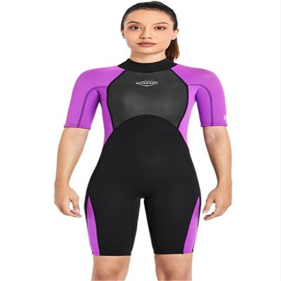 2mm 3mm Women Neoprene Thermal Wetsuit Zip Water Sports Full Body Dive Suit Snorkeling Wetsuit