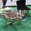 Msyxl Southwestern Navajo Tribal Portable Folding Camping Table, Compact Lightweight Beach Table with Carrying Bag for Outdoor Picnics, BBQs, Camp view 2