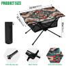 Msyxl Southwestern Navajo Tribal Portable Folding Camping Table, Compact Lightweight Beach Table with Carrying Bag for Outdoor Picnics, BBQs, Camp view 3