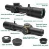 Tactical 1-8X24mm FFP LPVO Riflescope with 34mm Tube 1.54"/1.93" Cantilever Scope Mount,Hunting Optical Riflescope Speed Scope (Just Scope) view 2
