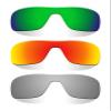 Littlebird4 1.5mm Polarized Replacement Lenses for Oakley Turbine Rotor OO9307 Sunglasses -MultiOptions (Titanium+Red+Green)