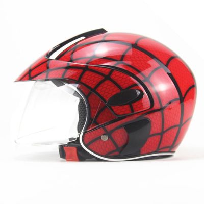 Children's Helmet for 2-14 Years Old Electric Motorcycle Half Helmet Safety Cool Kids Helmet DOT Approved Youth Go-Kart ATV Helmet, Open Face Scooter Cruiser Moped Helmets-Boys Girls-C||46-56CM