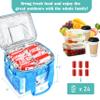 Tirrinia Large Insulated Cooler Bag - Outdoor Leakproof Cooler Box for Women & Men - Portable Freezer Bag with Adjustable Shoulder Strap for Camping, Picnic, Golf, Beach view 2