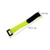 15 Piece Nylon Hook and Loop Cable Management Straps Light Green view 2