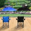 Anglechic 2 Pack Beach Umbrella Chair Folding Camping Beach Chair with Canopy Shade Adults Portable Chairs with Cup Holder and Carrying Bag for Camping Hiking Travel Picnic and Other Outdoor Events view 2