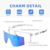 Kegrimi Sports Baseball Cycling Sunglasses for Men: Polarized Sunglasses for Women Youth UV Protection Running(Purple,150mm) view 4