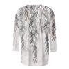 Women 3/4 Sleeve T Shirts Womens Going Out Tops 3/4 Sleeve Blouse Sexy Tops for Women Going Out Tops for Women 3/4 Sleeve Tshirts Shirts for Women Women's 3/4 Sleeve T Shirts Gray XL view 3