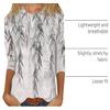 Women 3/4 Sleeve T Shirts Womens Going Out Tops 3/4 Sleeve Blouse Sexy Tops for Women Going Out Tops for Women 3/4 Sleeve Tshirts Shirts for Women Women's 3/4 Sleeve T Shirts Gray XL view 4