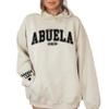 Custom Abuela Sweatshirt With Kids Names on Sleeve, Personalized Est Crewneck, New Mom Gift, Birthday Gift for Mama Grandma view 1