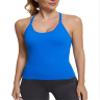 MathCat Seamless Workout Tank Tops with Built in BraRacerback Athletic Tank Tops Ribbed Soft Yoga Shirts view 3