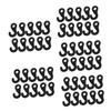 balacoo 100pcs Outdoor Tent Hooks Cord Connectors for Camping Beach and Hiking Pom Material Wind-Resistant Setup view 1