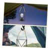 balacoo 100pcs Outdoor Tent Hooks Cord Connectors for Camping Beach and Hiking Pom Material Wind-Resistant Setup view 3