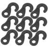 balacoo 100pcs Outdoor Tent Hooks Cord Connectors for Camping Beach and Hiking Pom Material Wind-Resistant Setup view 4