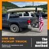 Autoholic Upgraded RV Hitch Mount Kayak Rack Height Adjustable Vertical Kayak Carrier for RV, Truck, SUV Holds 2 Kayaks up to 12' & 150LBS & 2'' Hitch Receiver view 2