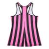 Yihuimin Mens Sleeveless Striped Bodysuit Wrestling Singlet Gym Sports Short Jumpsuit Sportwear Swimsuit Hot Pink XX-Large view 4