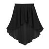 Zaldita Kids Girls Hi-Lo Split Chiffon Dance Skirts Ballet Modern Jazz Lyrical Studio Practice Costume Black 10 Years view 3