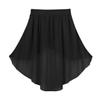 Zaldita Kids Girls Hi-Lo Split Chiffon Dance Skirts Ballet Modern Jazz Lyrical Studio Practice Costume Black 10 Years view 4