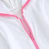 MAYUMMPY Kids Girl Swim Cover Up Swimsuit Zipper Beach Pool Bathing Suit Hoodie Dress Terry Coverup Swimwear (White, 4-5 Years) view 2