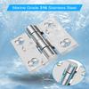 2pcs 2" x 2" Boat Hinges 316 Stainless Steel Marine Grade, for Ship RV Yacht Deck Cabinet Door 50mm X 50 mm Heavy Duty Door Hinge with Screws view 4