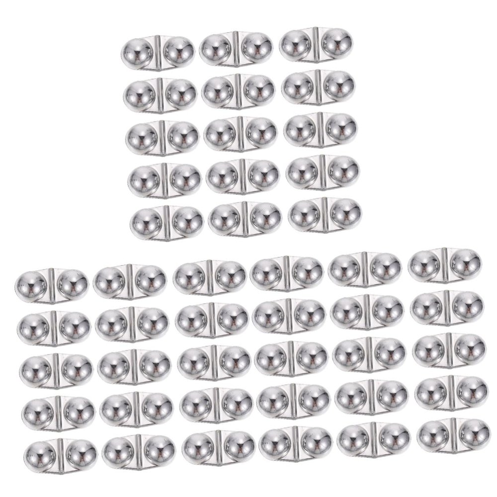 balacoo 60pcs Fishing Bells Portable Double Rattle Alarm Beads for Luring Sensitivity Rod Alert Accessory for Sea Fishing Trips Easy to Use