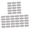 balacoo 60pcs Fishing Bells Portable Double Rattle Alarm Beads for Luring Sensitivity Rod Alert Accessory for Sea Fishing Trips Easy to Use view 1