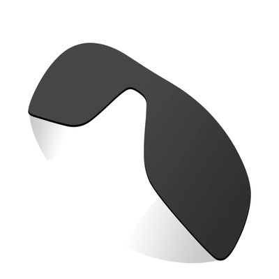 Littlebird4 1.5mm Polarized Replacement Lenses for Oakley Turbine Rotor OO9307 Sunglasses -MultiOptions (Dark Black)