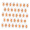FOMIYES 40 Pcs Heel Wear Stickers Heel Cushions Inserts Heel Grips Protector Insoles for Heels High- Heeled Shoes Pad Loose Shoes Insert Invisible Non-Woven Fabric Protection Pad, 6.7x4.3x0.2cm view 1