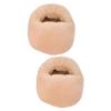 CALLARON 2pcs Usb Foot Warmer Heated Shoes Soft Plush Heating Slippers for Home Office Travel Foot Heater to Keep Your Warm Cold Weather