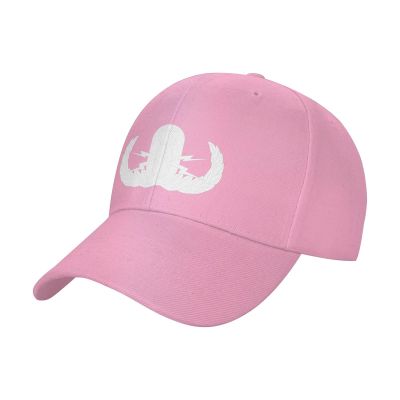 Adjustable United States Air Force Explosive Ordnance Disposal Badge Baseball Caps for Men Women Hat Truck Driver Hats Funny Baseball Cap Pink