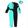easyforever Kids Girls Long Sleeve Ballet Leotard Full Body Dance Unitard Jumpsuit Bodysuit with Hair Scrunchies Blue Green 16 Years view 4